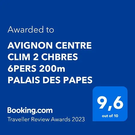 Apartment Centre Clim 2 Chbres 6pers 200m Palais Des Papes *